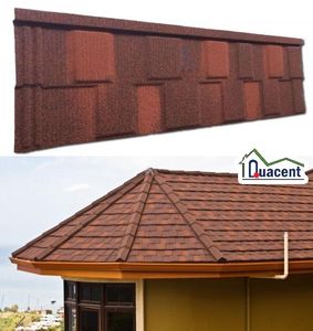 Tegole Metalliche Rivestite <span class=keywords><strong>in</strong></span> Pietra Colorata Quacent, Forniture <span class=keywords><strong>di</strong></span> Fabbrica, Materiale per Coperture <span class=keywords><strong>di</strong></span> Alta Qualità, <span class=keywords><strong>Lastre</strong></span> per Tetti <span class=keywords><strong>in</strong></span> Alluminio Effetto Legno - Product Image 2
