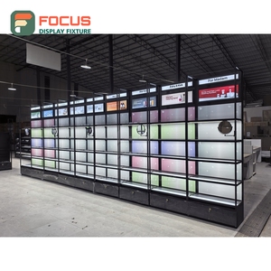Custom Store Interior Powder Coated Metal Shop Furniture Installation Service Makeup Store Interior Design - Product Image 4