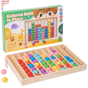 Jeu de tri de balles colorées personnalisable, aventure de puzzle innovante, jouet cognitif stimulant, jeu interactif très apprécié pour les enfants - Product Image 2