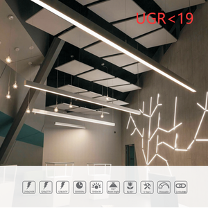 Thương Mại Trong Nhà Ánh Sáng Tuyến Tính, 40W 60W 80W Ánh Sáng Tuyến Tính, Đèn <span class=keywords><strong>Led</strong></span> Tuyến Tính 4FT 8FT Liên Kết - Product Image 3