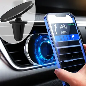 For IPhone 12 13 Magsafes Air Vent Magnet Mobile Phone Car Mount Stand Holder Universal Magnetic Car Phone Holder Mount