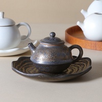 Assiette en céramique vintage Jiutian, style rétro, irrégulière, effet bois, haute valeur esthétique, pour plats froids et cuisine japonaise