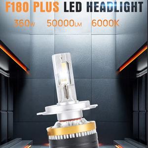 Ampoules de phares LED réglables Xenplus A3 modèle F180 PLUS super lumineuses 360W 50000LM 6000K avec fonction Canbus pour H4 H7 H1 9005 <span class=keywords><strong>900</strong></span> - Product Image 5
