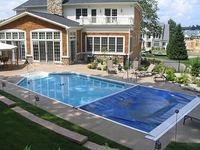 Vente d'usine Extérieur Piscine Automatique sur Mesure Couverture de Sécurité Hiver Bache Pour Piscine