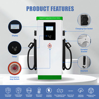 Centro de Carga para Vehículos Eléctricos Comerciales >100kW, Cargador Rápido de CC Montado en el Suelo para Edificios de Oficinas, OCPP 1.6J, RFID, Certificación CE TUV, Nuevo de Fábrica