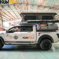 Huntoo – Toit de camping-car en aluminium de haute qualité pour pick-up, compatible Tacoma, F150, Ford Ranger, Hilux
