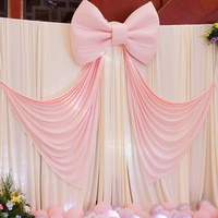 Décoration géante en tissu brillant épaissi pour toile de fond de mariage, vitrine, magasin, fête, scène et événements