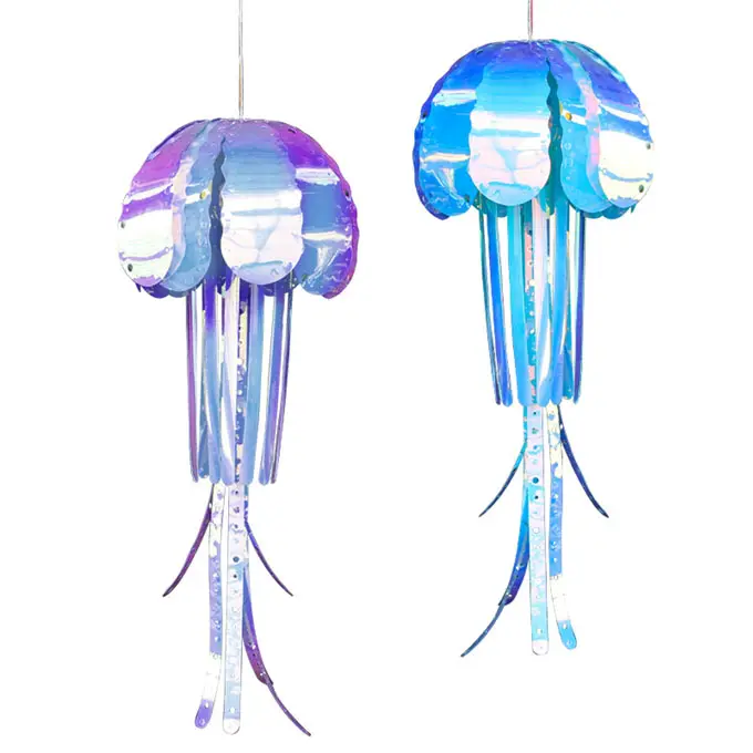 New Style Christmas Hanging Decoration Pvc Jellyfish Light Christmas Lighting Party Outdoor Decor