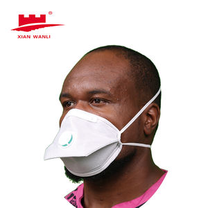 جهاز تنفس FFP2 قابل للطي مع قناع وجه مزود بصمامات قناع حلقة أذن KN95 للاستعمال مرة واحدة مع صمام تنفس قابل للطي للغبار - Product Image 3