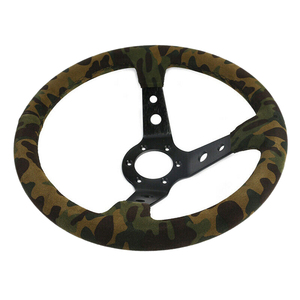 Volante personalizzato camoscio in PVC camoscio per Audi mitMitsubishi - Product Image 6