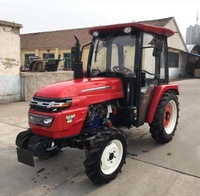 Mini tracteur chinois TT254 25 ch 4 roues motrices avec cabine fermée Simple et luxueux