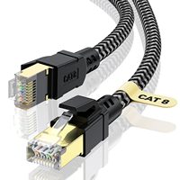 Kabel Patch Ethernet KECHENG Shielded Cat6a FTP Cat7 Cat8 SFTP PoE untuk Kamera IP CCTV Access Point RJ45 dengan Selubung PVC LSZH yang Dapat Disesuaikan