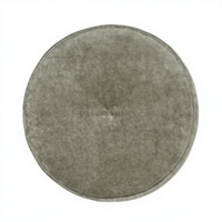 Coussin rond moderne en velours de luxe, coussin décoratif circulaire pour canapé, lit et assise au sol, coussin en forme de disque