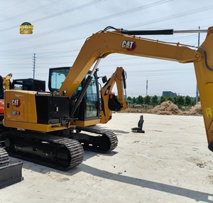 Excavadora de cadenas Caterpillar 307.5 usada, eficiente, de 7.5 toneladas, miniexcavadora para construcción - Product Image 3