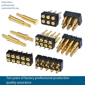 Nhà Máy Bán buôn đôi-row 4 pin nữ nối Suối Nước mục tiêu Vòng POGO pin nối - Product Image 4