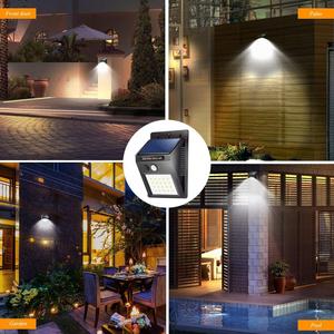 20 LED ソーラーライト屋外防水太陽光発電モーション起動センサーライトワイヤレスセキュリティライト屋外壁ランプ - Product Image 3