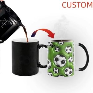 Taza de Cerámica con Diseño Creativo que Cambia de Color con el Calor, con Patrón de Fútbol 3D, para Café/Té, Superventas - Product Image 1