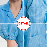Blouse de laboratoire électronique Vêtements antistatiques Vêtements de travail Sunshine Esd Smock Esd à dissipation statique pour salle blanche