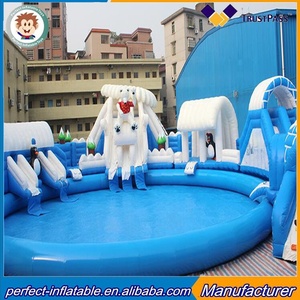 2020 de alta calidad inflable tobogán de agua <span class=keywords><strong>con</strong></span> piscina <span class=keywords><strong>con</strong></span> el mejor precio - Product Image 2