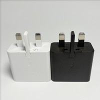 Adaptador de Corriente Tipo-C PD de 25W para S26/S25/S24/S23, Cargador Rápido Ultra Universal para EE. UU./UE/Reino Unido