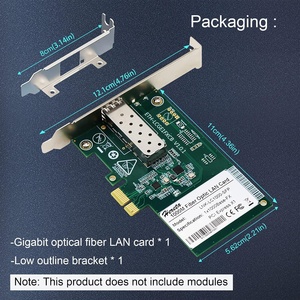Adaptador de Red de Fibra Óptica PCIe X1 LNK-LC1000-SFP para <span class=keywords><strong>Windows</strong></span> 11/10/8/7/Vista/XP y <span class=keywords><strong>Server</strong></span> 2003/<span class=keywords><strong>2008</strong></span> <span class=keywords><strong>R2</strong></span>/Linux PC/Servidores - Product Image 5