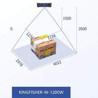 Caméra 3D KINGFISHER-W-1200W, logiciel Zero Code, dépalettisation, CE, OEM, personnalisable