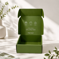 Boîtes d'expédition personnalisées en carton écologique pour les marques de bien-être avec logo imprimé et impression intérieure