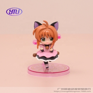 8สไตล์รุ่น Q Cardcaptor <span class=keywords><strong>kinomoto</strong></span> SAKURA Magical Girl หุ่นโมเดลตุ๊กตาเค้กของขวัญอะนิเมะ Chibi clow CARD - Product Image 2