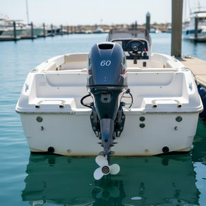 New F60 4-Cylinder Gasoline 4-Stroke <b>Motor</b> With Remote Control for <b>Boat</b> Use OEM - Product Image 5