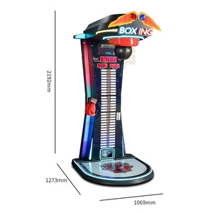 Factory Direct Sales Dynamic Boxing Arcade <b>Game</b> Machine Coin Operated <b>Electronic</b> Big Punching Boxing Machine for Center for Kids - Product Image 3
