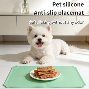 2026 New <b>Large</b> Size Washable Waterproof Silicone Dog Cooling <b>Mat</b> Pet Food Dog Training Pads Feeding <b>Mat</b> Pet Food <b>Mat</b> - Product Image 5