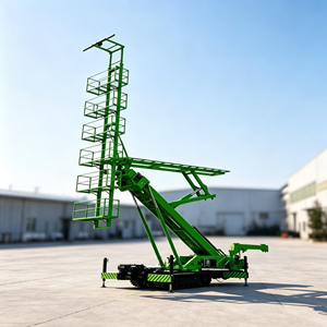 Nouvelle plateforme élévatrice multifonction de type chenillé pour travaux en hauteur, idéale pour la construction de toitures d'ateliers en structure métallique - Product Image 1