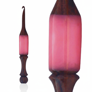 Ensemble de crochets ergonomiques en palissandre Aiguille à tricoter à la main personnalisée portable avec crochet en palissandre de style simple et élégant - Product Image 1