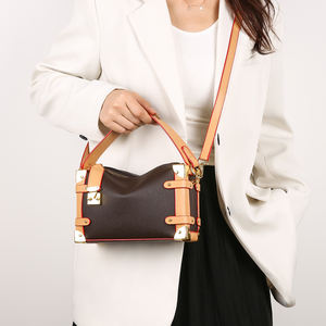 Bolsos de Mujer de Estilo Retro Europeo y Americano, con Patrones de Color Sólido Suaves y Formas Compactas y Exquisitas 6322 - Product Image 6