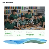 Semelles orthopédiques en mousse à mémoire de forme en fibre de carbone EVA, soutien de la voûte plantaire élevé, évacuation de la transpiration, semelles confortables pour le sport, OEM