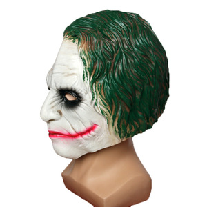 Masque de Joker en latex pour Halloween, accessoires de fête cosplay, taille unique - Product Image 5