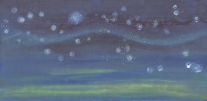 Papier peint mural ciel étoilé, décoration murale abstraite de galaxie et de nébuleuse <span class=keywords><strong>pour</strong></span> la décoration de la maison moderne/minimaliste, rendu des couleurs élevé - Product Image 6