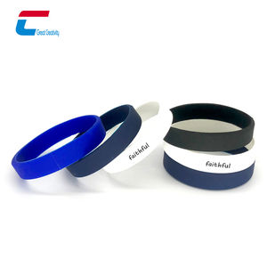 Pulsera de verso de la Biblia diaria NFC personalizada Pulsera cristiana RFID Versículos DE LA Biblia NFC Pulseras de goma de silicona - Product Image 2