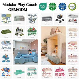 Divano Modulare Moderno Impermeabile per Bambini, in Schiuma ad Alta Densità, Sicuro per Esterni e Interni, Scuola, Parco, Camera da <span class=keywords><strong>Letto</strong></span>, Sala Giochi, Soggiorno - Product Image 4