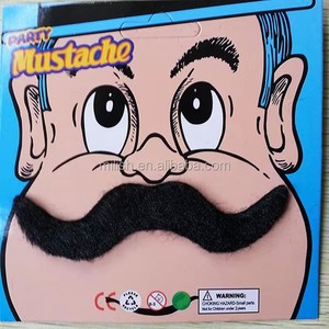 Haute qualité drôle fausse moustache <span class=keywords><strong>pas</strong></span> <span class=keywords><strong>cher</strong></span> accessoire de fête pour enfants MMO-0210 - Product Image 2