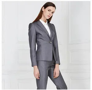 नई डिजाइन शैली स्लिम फिट व्यापार देवियों महिला ब्लेजर्स सूट