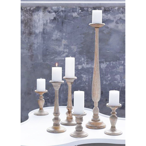 2025 Soportes de velas de madera de pie - Product Image 1
