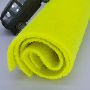 1mm2mm3mm3.3mm4mm épais feutre de tennis en soie brillant produit en usine, jaune, <span class=keywords><strong>orange</strong></span>, vert, processus de tissu non tissé personnalisable - Product Image 5