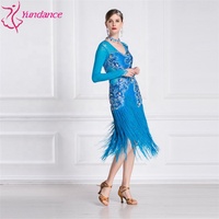 L-18314 Nouveau Adulte femme Norme Nationale L'amitié Latine Compétition Robe De Danse