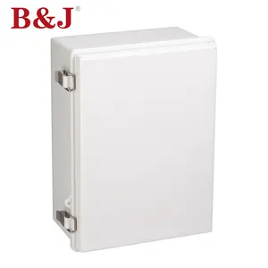 B & J Abs anahtar muhafazası IP68 menteşeli elektrik bağlantı kutusu 300x200x170mm