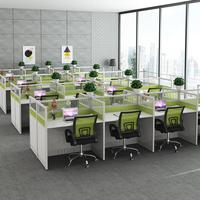 Vente en gros de poste de travail pour centre d'appels avec écrans de séparation de bureau Système de bureau pour armoire-Postes de travail peu encombrants pour le personnel