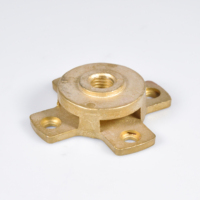Base de borne aérienne plaquée cuivre et laiton pour système de protection contre la foudre, support de tige filetée pour montage sur toit avec mise à la terre