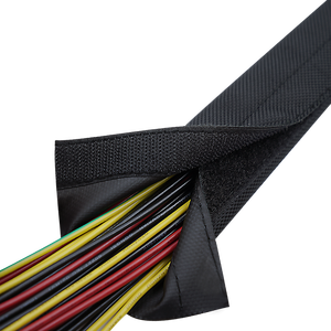 पहनने-प्रतिरोधी जलरोधी सूर्य-प्रमाण वेक्रो बंद केबल सुरक्षा हुक और लूप केबल रक्षक केबल आस्तीन - Product Image 1