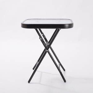 طاولة زجاجية قابلة للطي للحدائق والشرفات والنزهات الخارجية - Product Image 3