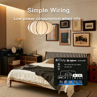 Passerelle Zigbee Bilihondim, interrupteur intelligent à contact sec, boîtier numérique mural, compatible Google Home et Alexa, 1 canal, 200W max.